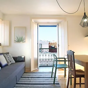  Apartment Bh4e-3br With View In Heart Of Bairro Alto - Bright